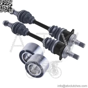 Can Am Outlander front cv axles & wheel bearings set 650 800 1000 2006 - 2012