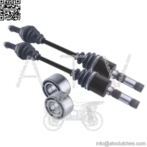 Polaris Ranger rear cv axles & wheel bearings set 500 700 2007 2008 2009 2010