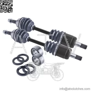 Honda Front cv axles wheel bearings & seals set TRX 500 650 2001 2002 2003 2004