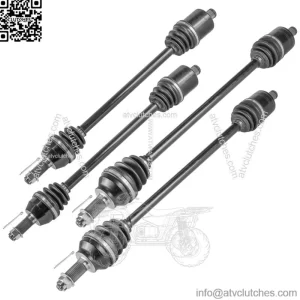 Front Rear CV Joint Axle Shaft for Polaris RZR XP 4 1000 2017 2018 Left Right (For: Polaris)