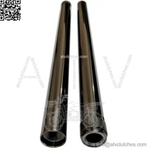 Black 39mm Front Fork Tubes Pair Set 24.25 Stock Harley Sportster Dyna FXR XL (For: Harley-Davidson)