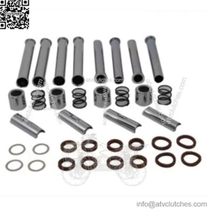 Chrome Pushrod Tube Cover Complete Kit Harley Ironhead Sportster Model Silicone (For: Harley-Davidson)