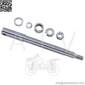 Drag Specialtie Chrome Steel Axle Kit Package Front Harley Dyna XL FXR 87-99 Evo (For: Harley-Davidson)
