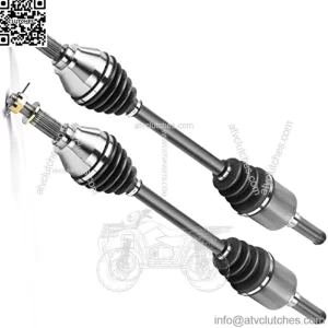A-Premium Pair (2) Rear CV Axle Shaft Assembly Compatible with John Deere Gator XUV 625i 825i 855D 2011-2017, Gator XUV 825E 825M 835E 835M 835R 855E 855M 2018-2020, Left and Right, Replace# AM137010