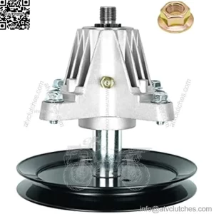 Outdoor Power Mower Blade Spindle Assembly Replaces Cub Cadet MTD 918-04865A 618-04636 918-04636 618-04636A 918-04636A with Mounting Bolt and Blade Mounting nut Mounting Holes are Threaded