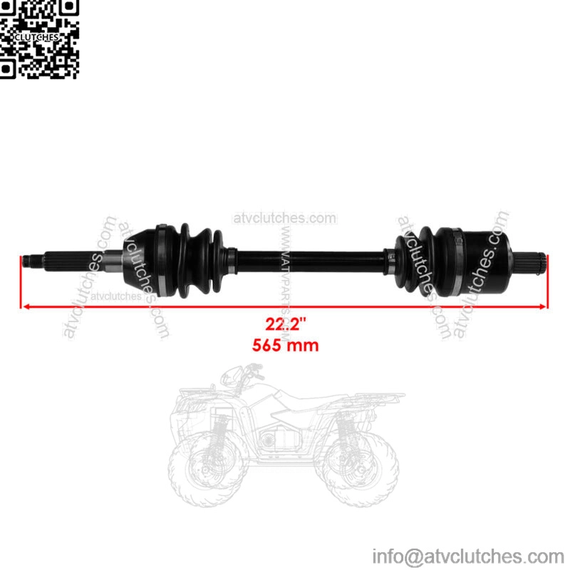 Front Right And Left CV Joint Axles for Polaris Sportsman 800 Touring EFI 08 09 (For: Polaris Sportsman 800) - Image 2