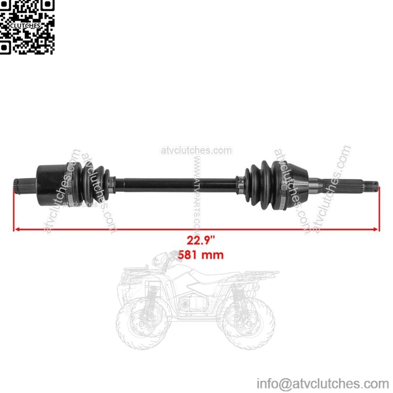 Front CV Joint Axle And Ball Bearing For Polaris Sportsman 570 Utility EPS 2019 (For: Polaris Sportsman 570) - Image 2