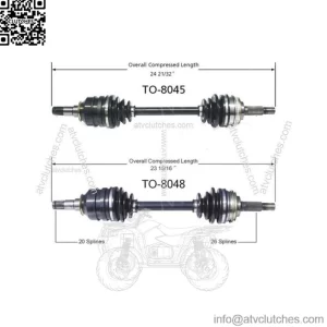 Front Left Front Right 2Of CV Axle Shaft For Toyota Celica 1986-1989 (For: Toyota)