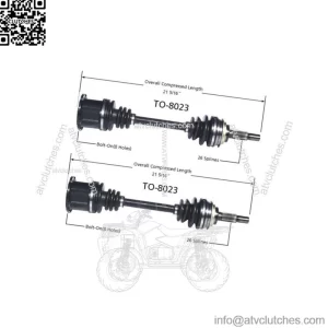 CV Axle Shaft CV Joint Assembly Front 2X For Toyota Camry FWD 1983 1984 (For: Toyota)
