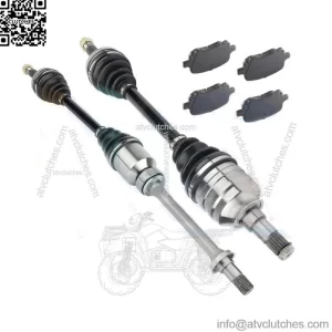Front CV Axle Shaft & Brake Ceramic Pads for Toyota Solara SE 2.2L 1999-2001 (For: Toyota)
