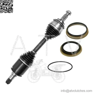 Front CV Axle Shaft + Hub Seals Fit GX470 4Runner FJ Cruiser, 05-20 Tacoma 4WD (For: Toyota)