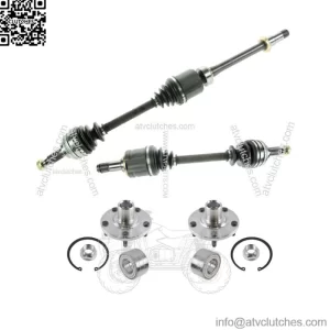 Front CV Axle Shaft Assembly Wheel Hub Bearing Kit Set 4pc for Camry Sienna (For: Toyota)