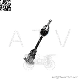 CV Axle Left or Right Front 4WD Fit for Chevy Silverado Avalanche 1500/K1500 Suburban/Tahoe&GMC K1500 Suburban/K2500 Sierra 1500/Yukon XL 1500 1988-2007&Cadillac Escalad ESV/EXT 1999-2005