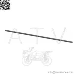 Polaris Ranger Tailgate Pivot Tube, Black, Genuine OEM Part 5337426-329, Qty 1