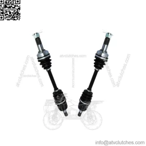 Front CV Axle Shafts Pair 2 for 2015-2019 Honda TRX420FM1 FourTrax Rancher 4x4 (For: Honda)