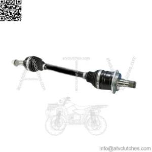 Immortal HD Axle ?C Front ?C Replaces CFMoto 9DS#-270300-6000 & 9DQV-270100-3000-M1 ?C Fits 2020-2022 CFMoto CForce 600 & 600 Touring, 2022+ CFMoto CForce G2 400 & 500