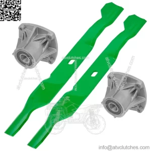 1765092 1769048 1910917 33" Deck Spindle & Notched Air-Lift Blades for Troy-Bilt