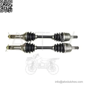 Pair of Front Axles for Yamaha Wolverine 350 4x4 2001-2005