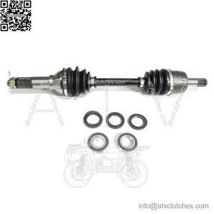 Front CV Axle & Wheel Bearing Kit for Yamaha Kodiak 400 2000-2002