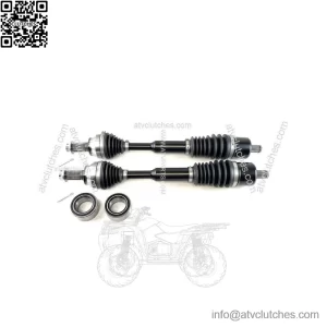Axles Front Pair with Bearings for Polaris Scrambler & Sportsman ATV
