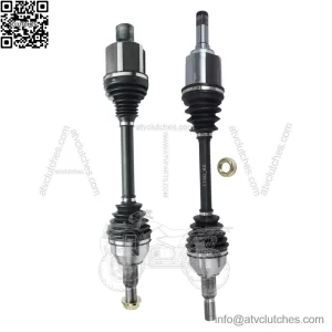 Complete Pair Front CV Axle Shaft Assembly for 2007-17 GMC Acadia Buick Enclave