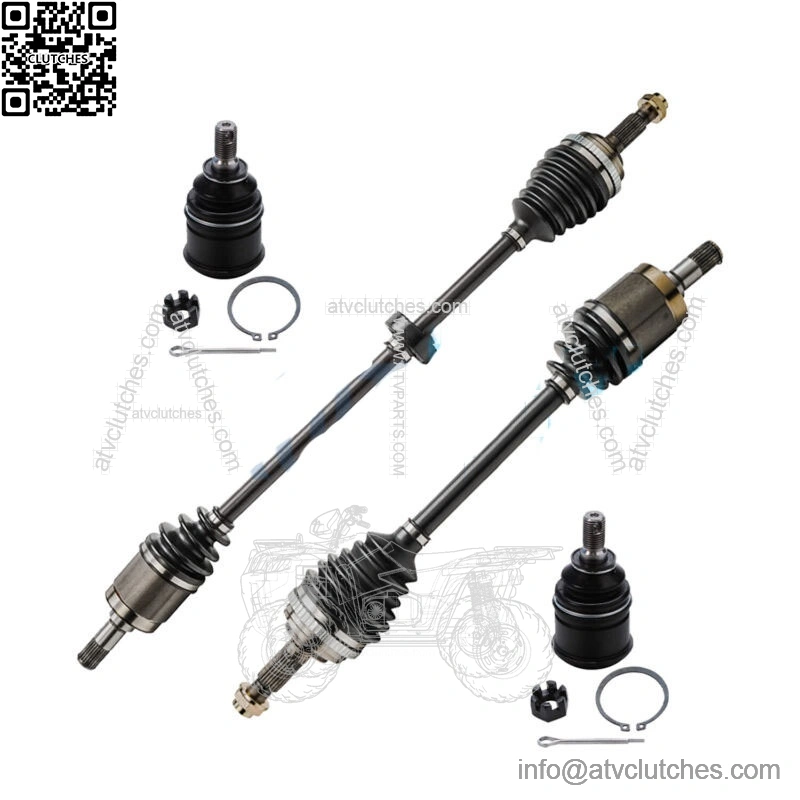 Front CV Axle Shafts Lower Ball Joints for 1992 - 1999 2000 Honda Civic Acura EL