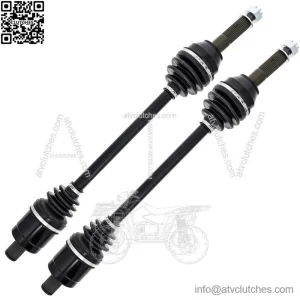 Rear CV Axle Half Shaft Pair for Polaris Ranger 1000 Crew - Part #1337121 - 2-Pack Set