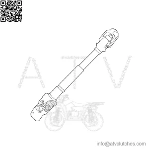 Toyota Steering Shaft - OEM #45220WB002