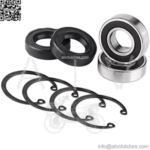 Rear Axle Shaft Bearing & Seal Kit for EZGO Golf Cart, OEM# 611931 70181-G01 70181G01 15112-G1 15112G1 620343, 2 Pack