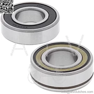 Racing Wheel Bearing Kit Front Compatible with/Replacement for Abs Harley CVO Road Glide Ultra 15-16, 25-1691