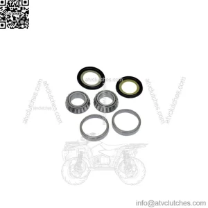 Drag Specialties Steering Stem Bearing Race Kit For Harley
