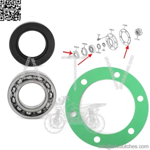 Inside Rear Axle Bearing &Seal &Gasket #11060-1251 FOR Kawasaki Mule #92049-1298 (For: More than one vehicle)