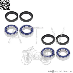 Front Wheel Bearings & Seals For 09-13 Kawasaki Mule 4010 Diesel 4x4
