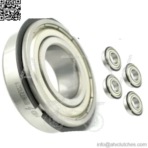 (4 Pack) Front Wheel Bearings fits John Deere Gator CS CX E-Gator Military