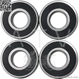 4pcs Bearings for Craftsman Poulan Husqvarna 110485X, 532110485: John Deere GX20818, JD8535: MTD 741-0600, 941-0600, 741-0124, 941-0124: Toro 100-1048, 10-9966, 112-0423, 251-277, 38-7820