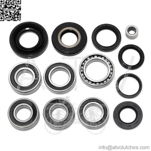 Rear Differential & Axle Bearings Seals Kit For Honda Rancher 350 400 TRX350 TRX400 2000-2006