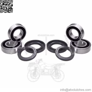 Both Front Wheel Bearing Seal Kits for 93-00 Honda FourTrax 300 TRX300 2x4 (For: Honda)