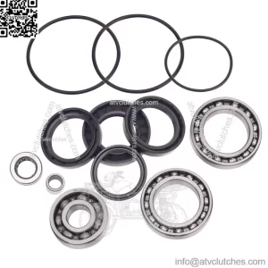 Rear Axle Wheel Bearings and Seals Kit for Honda FourTrax 300 TRX300 1988-2000 (For: Honda)
