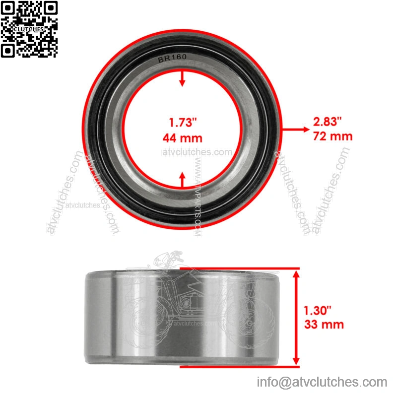 Rear Wheel Knuckle Bearings For Polaris RZR XP 1000 17-20 LE 20 5140634 3514627 - Image 2