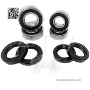 Both Front Wheel Bearing and Seal Kits Compatible with 03-14 Suzuki LTZ 400 Z400 LTZ 250 LTR450