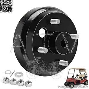 Golf Cart Brake Drum Hub Assembly for EZGO TXT PDS 1982-up Electric & 1982-1993 2-Cycle Gas, Replace OEM# 19186G1P