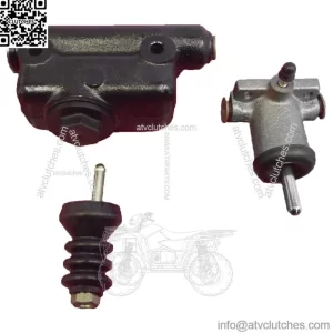 (2) Brake Master & Slave Cylinder Set Fits Case Backhoe 480C 580C 580D