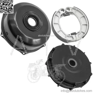 43620-HR3-A20 40520-HP0-A00 Rear Brake Drum w/Brake Shoes For Honda
