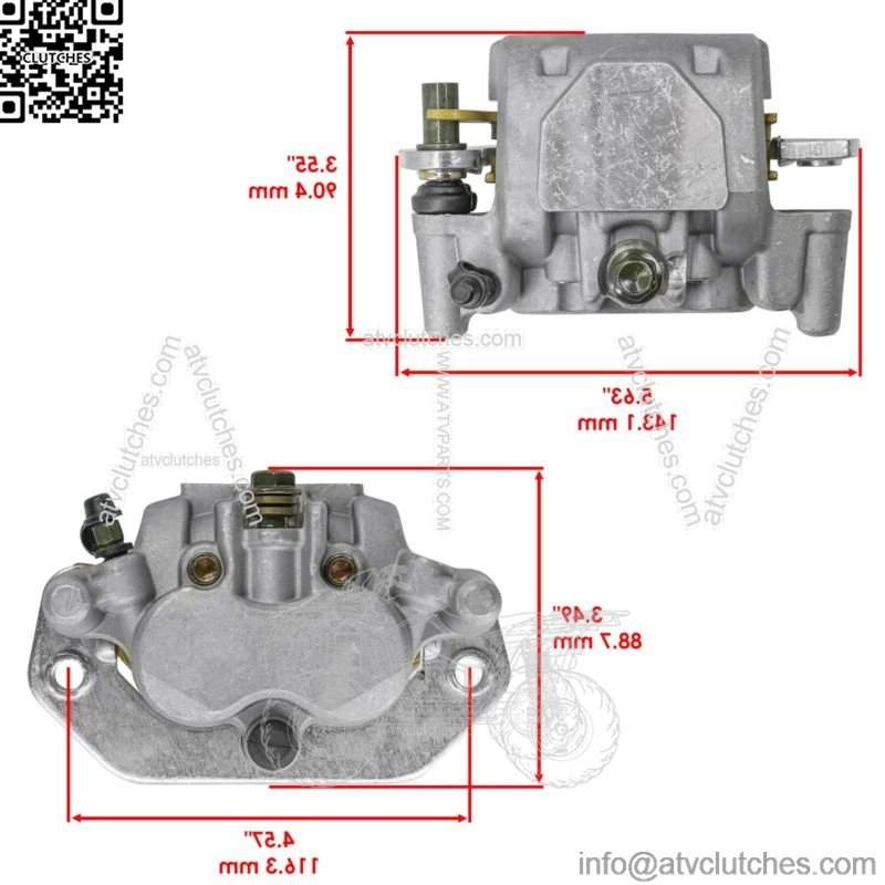 Front Left/Right Brake Calipers For Yamaha Wolverine X4 YXF850 SE/Hunt 2018-2019 - Image 2