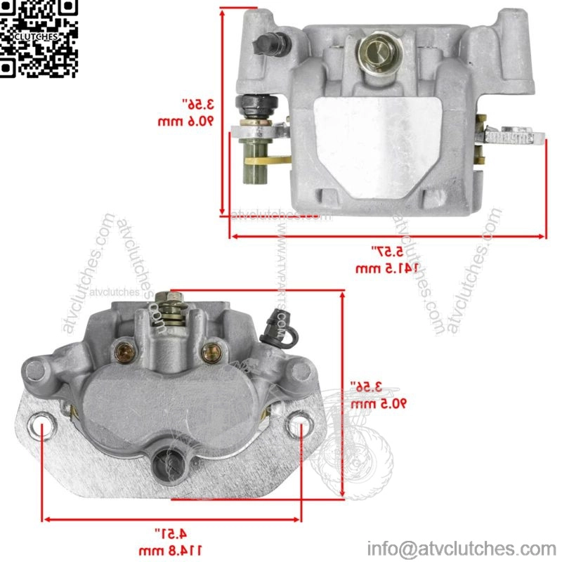 Front Right Brake Caliper For Yamaha Wolverine X2 850 YXE850 XTR 2023 - Image 2