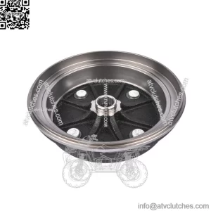 Front Brake Drum for Kawasaki Mule 3000 3010 4000 4010 KAF950E 4x4 Trans Diesel (For: More than one vehicle)