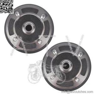 2X Front Brake Drums for Kawasaki Mule 3000 3010 4000 4010 Gas Diesel 2001-2008 (For: More than one vehicle)