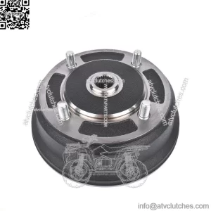 Front Brake Drum for 2001-08 Kawasaki Mule 3000 3010 3020 4000 4010 Gas Diesel