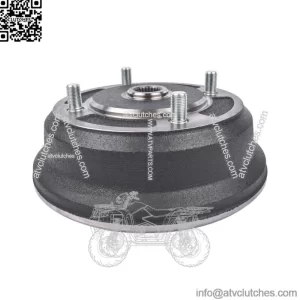 For Kawasaki Mule 3000 3010 4000 4010 KAF950B 4x4 Diesel 01-08 Front Brake Drum