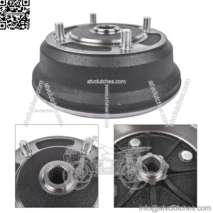 Front Brake Drum for Kawasaki Mule 3000 3010 4000 4010 Gas Diesel 2001-2008